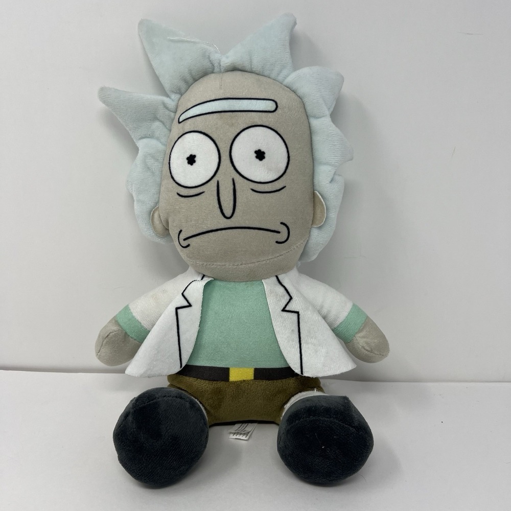 Rick Sanchez 10" Plush Rick and Morty Doll Toy Factory Adult Swim Comedy